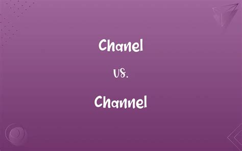 chanel or channel tv|chanel vs channel spelling.